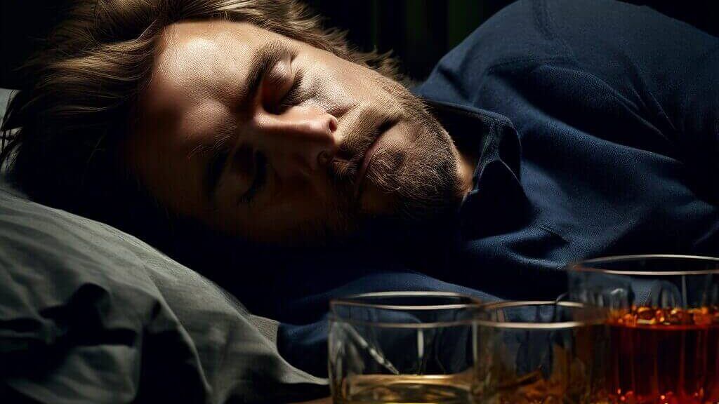 Alcohol disrupts sleep cycle