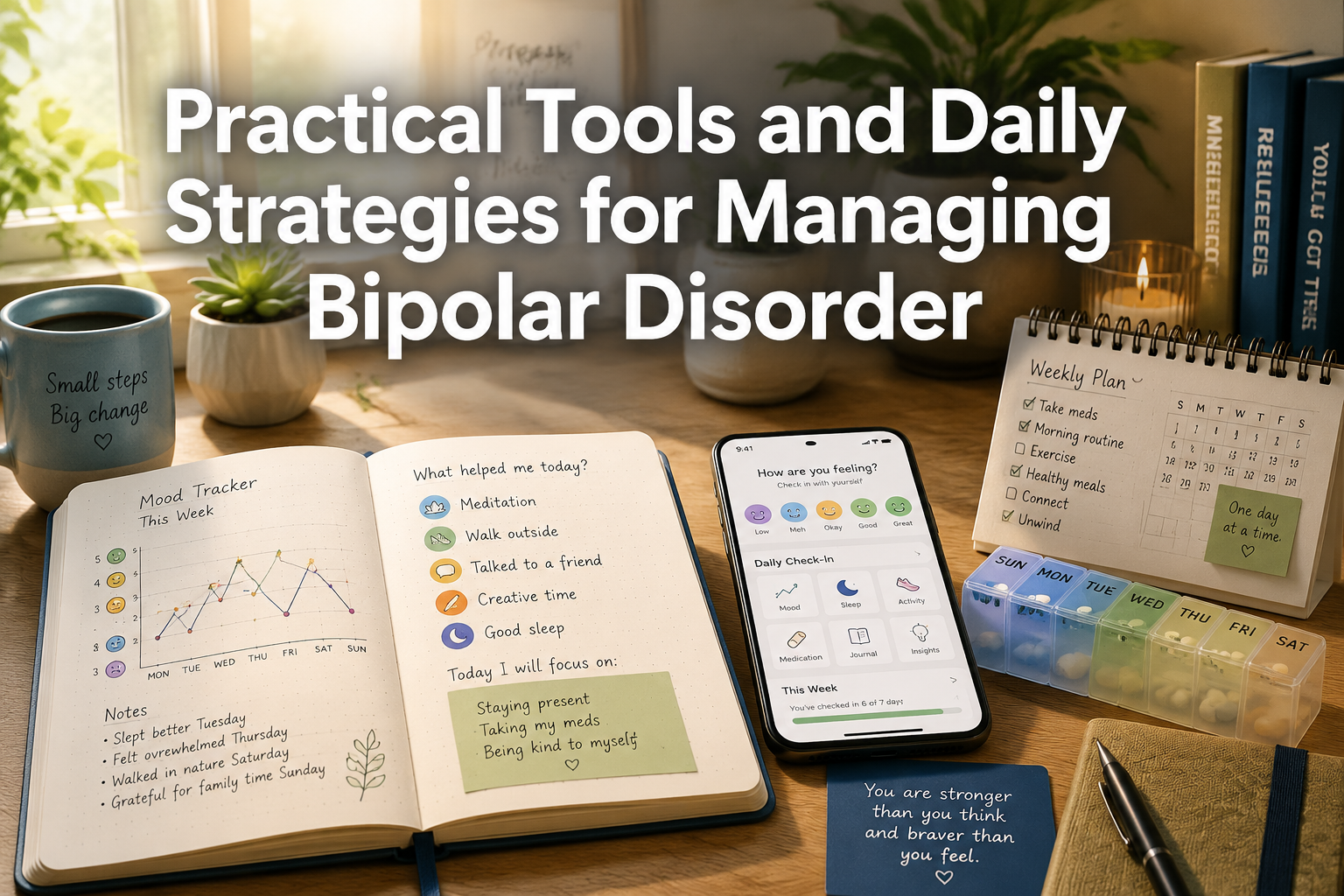 Practical Tools and Daily Strategies for Managing Bipolar Disorder