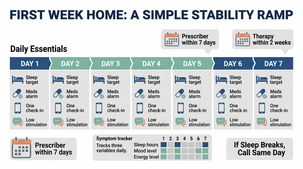 First Week Home A Simple Stability Ramp