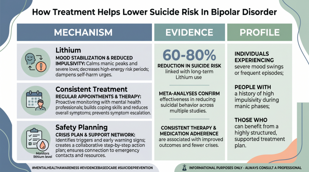 How Treatment Helps Lower Suicide Risk In Bipolar Disorder