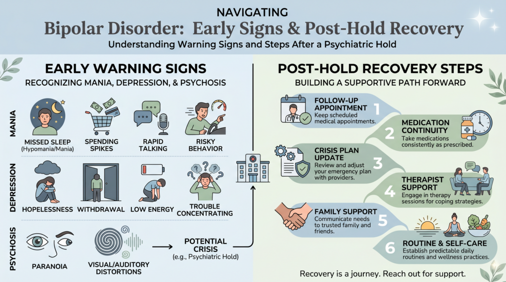 Early Warning Signs In Bipolar Disorder And The Next Step Supports After A Psychiatric Hold